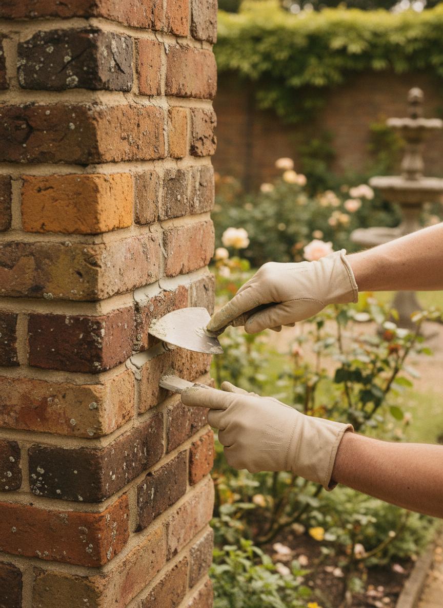 Heritage brickwork repointing